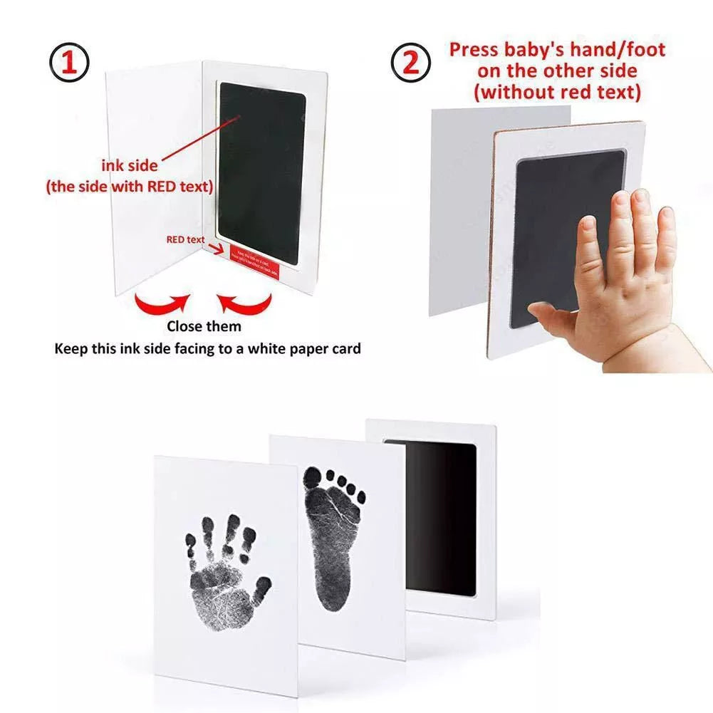 1PC Super Large Pet Dog Cat Baby Handprint Footprint Contactless Stamp Pad Non-toxic Mess-free Baby DIY Hand Footprint Kit Ink