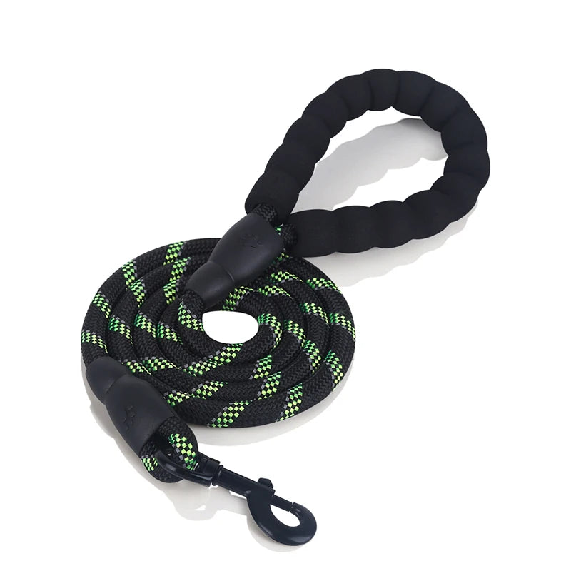 Reflective Durable Large Dog Leash Training Running Rope Medium Big Dog Collar Leashes Strong Lead Rope For Labrador Rottweiler