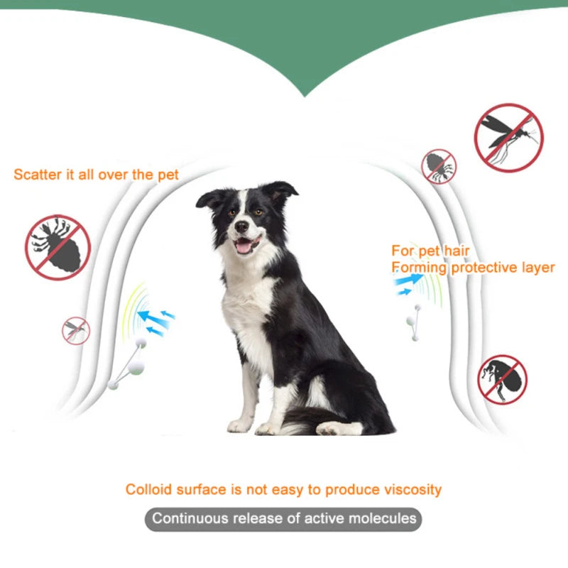 Xiaomi Dog Anti Flea And Ticks Cats Collar Pet 8Month Protection Retractable Pet Collars For Puppy Cat Large Dogs Accessories