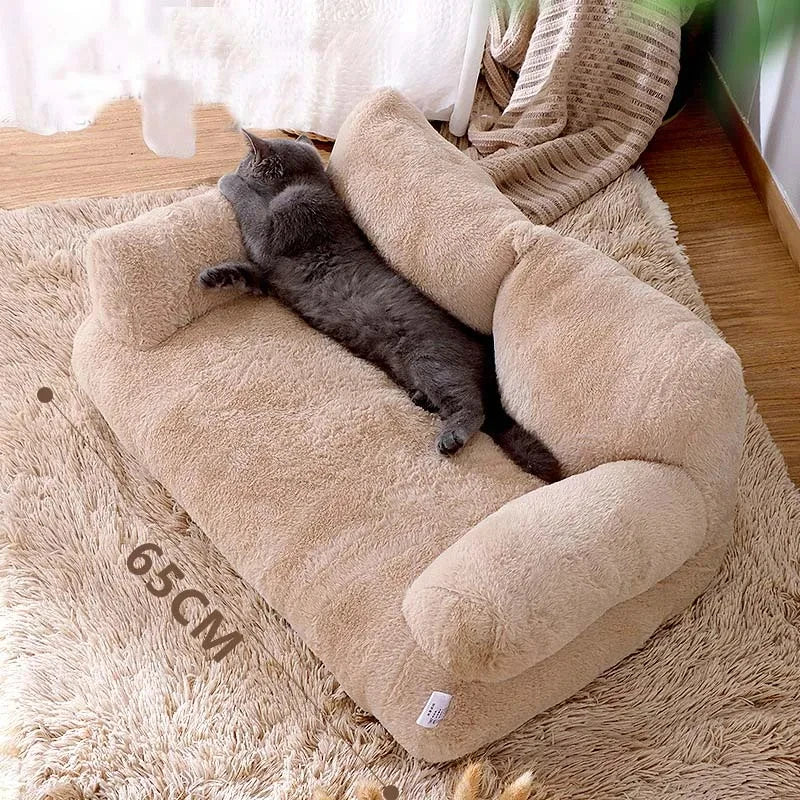 Luxury Cat Bed Sofa Winter Warm Cat Nest Pet Bed for Small Medium Dogs Cats Comfortable