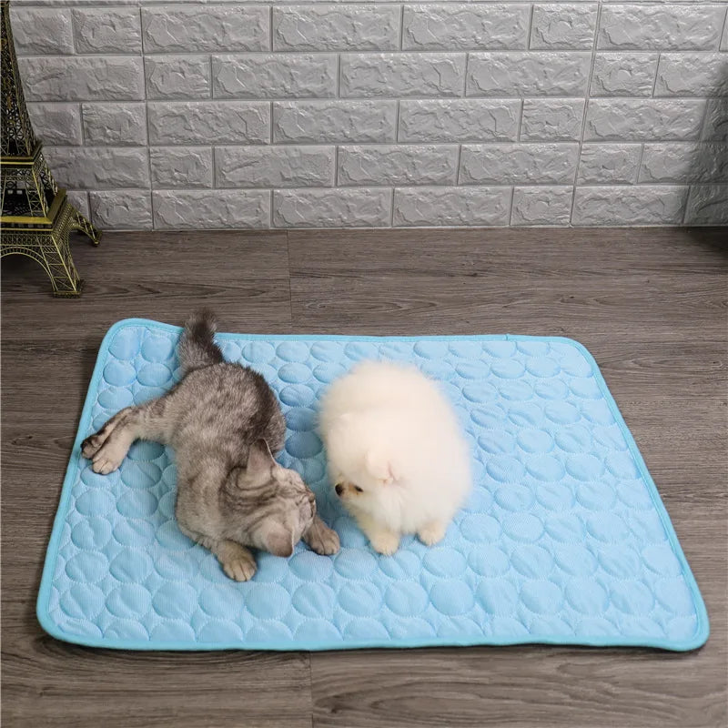 Dog Cooling Mat Summer Pad Pet Mat Bed for Dogs Cat Blanket Sofa