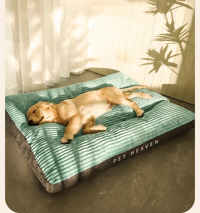 Big Dog Mat Corduroy Pad for Medium Large Dogs Oversize Pet Sleeping Bed Big Thicken Dog Sofa Removable Washable Pet Supplies