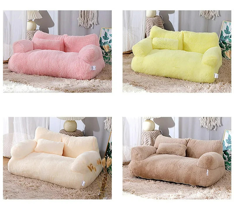 Luxury Cat Bed Sofa Winter Warm Cat Nest Pet Bed for Small Medium Dogs Cats Comfortable