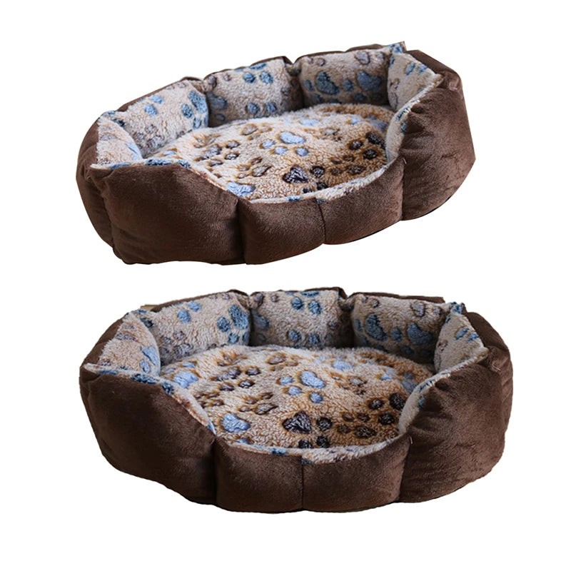 Pet Dog Bed Sofa Plush Mats Dogs Basket Supplies For Large Medium Small House Cat Bed Pet Products 37x32cm