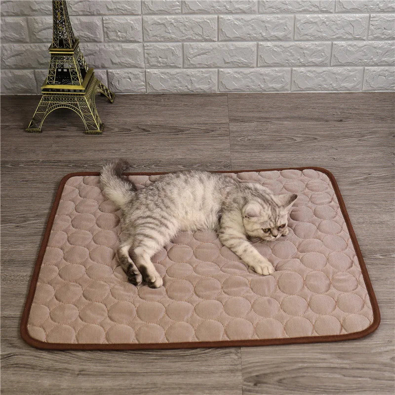 Dog Cooling Mat Summer Pad Pet Mat Bed for Dogs Cat Blanket Sofa