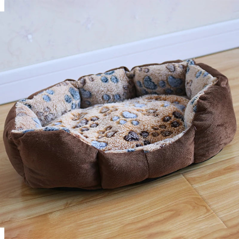 Pet Dog Bed Sofa Plush Mats Dogs Basket Supplies For Large Medium Small House Cat Bed Pet Products 37x32cm