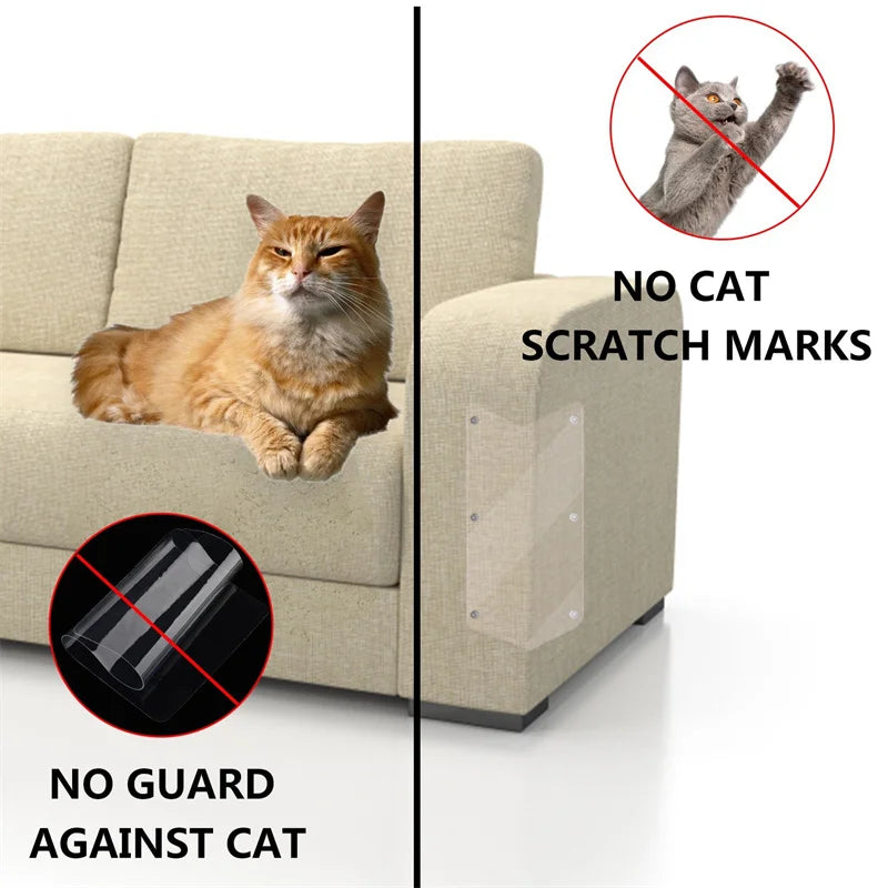 6pcs/lot Sofa Couch Scratching Post Scrapers for Cats Claw Anti-scratch Cats Scraper Offer Toys Bed Pet Goods House Accessories