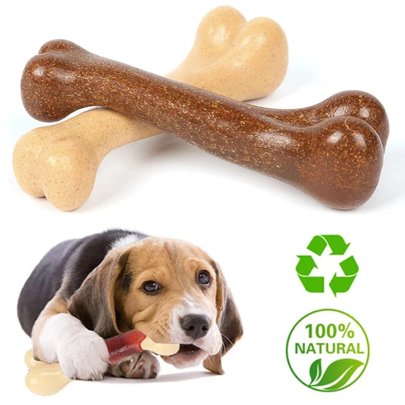 Beef Flavor Bone Dog Toys for Small Large Dogs Non-Toxic Bite Resistance Puppy Toys Pet Chew Dental Cleaning Toy Pet Products